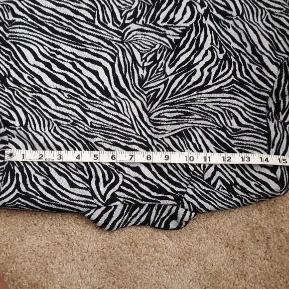 Notations Zebra Print Swing Jacket - Picture 9 of 10